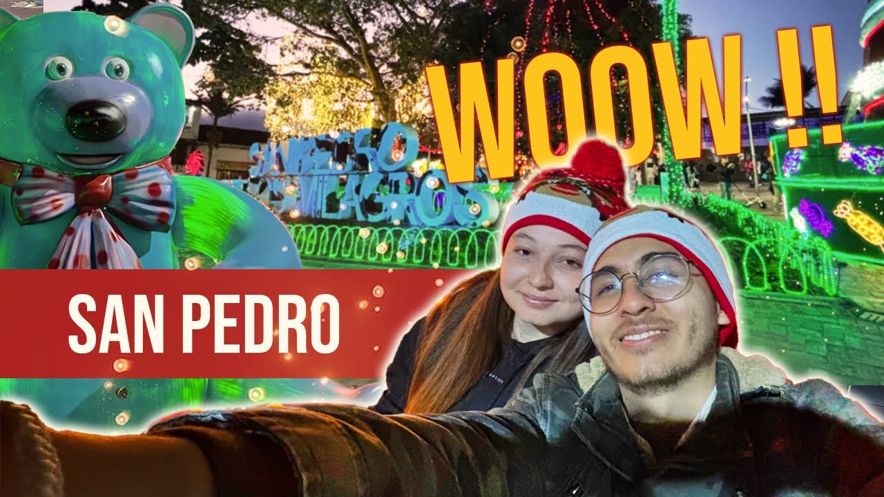 Alumbrados Navideños de San Pedro de los Milagros 🎄 ¡Hermosos y con Juego Mecánico GRATIS