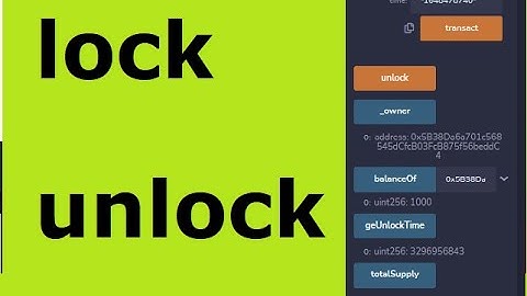 Lock | Unlock | Smart contract | Solidity Examples [Hindi]