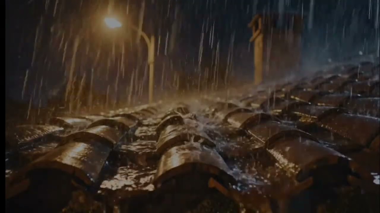 Beat Insomnia with Strong Storms, Heavy Rain, Thunderstorms & Strong Winds on a Stormy Night