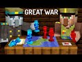 The great war of villagers and pillagers  minecraft story