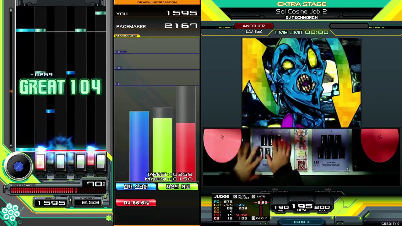 [IIDX] Sol Cosine Job 2 [SPA] HARD CLEAR