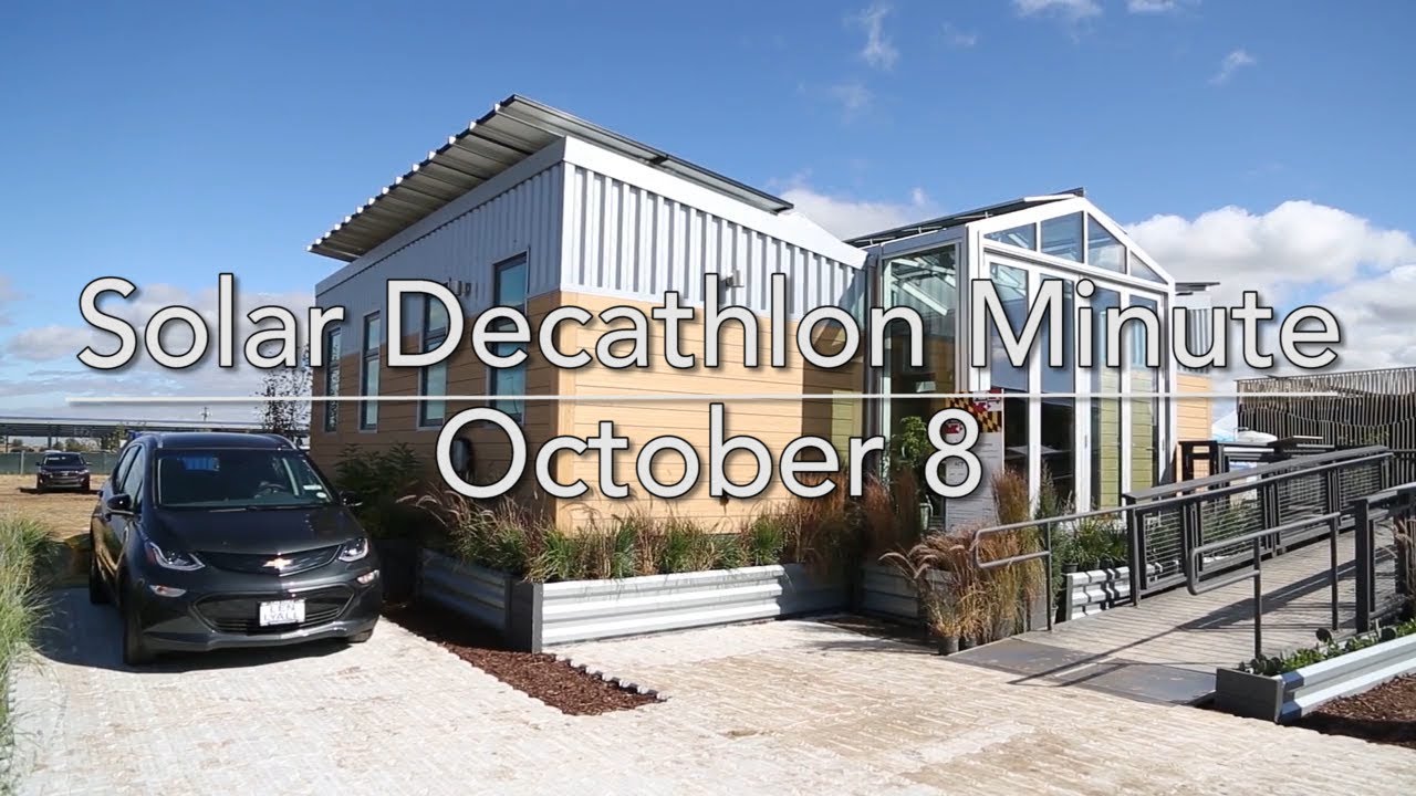 solar decathlon minute october 8 youtube solar decathalon