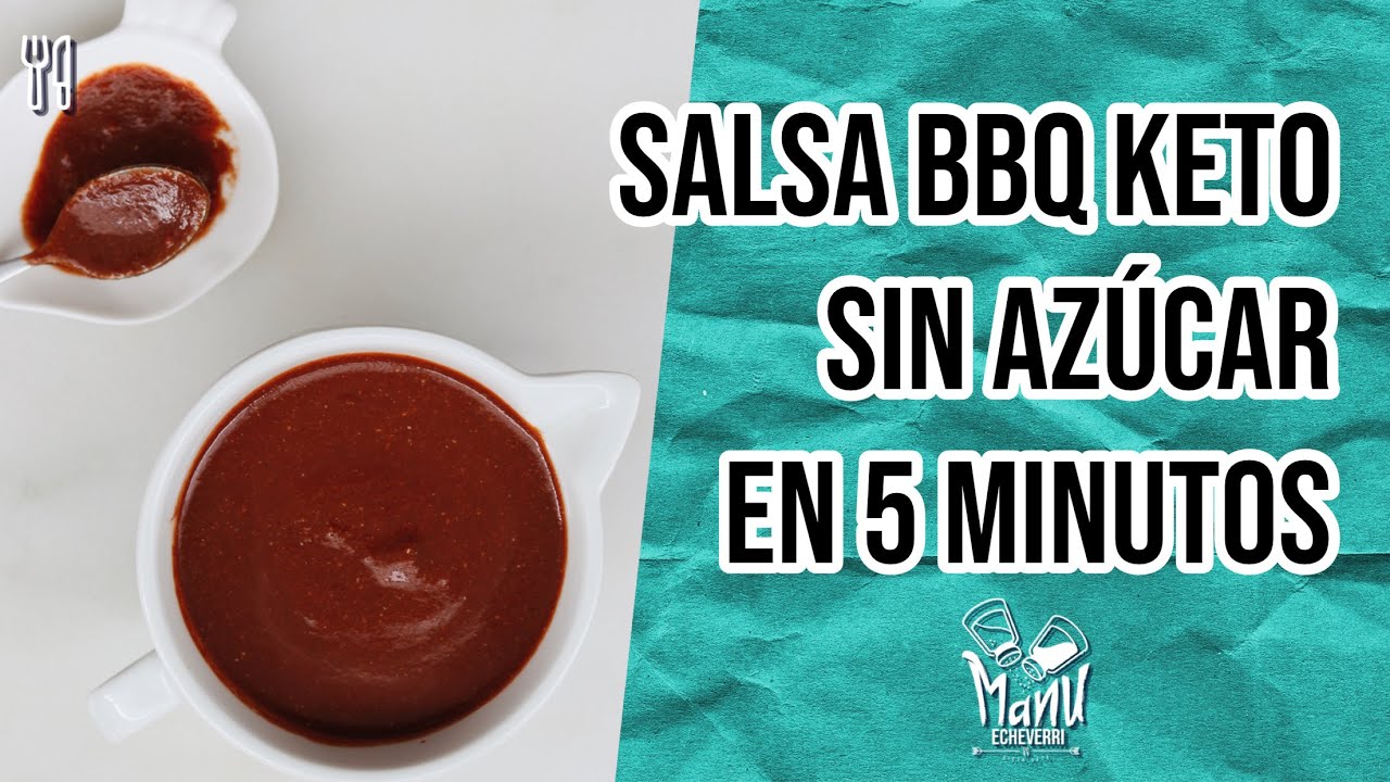 🍖SALSA BBQ KETO SIN AZUCAR EN 5 MINUTOS KETO BARBECUE SAUCE NO SUGAR