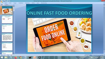 PPT - Fast Food Ordering System | Python Django | CS Project PPT