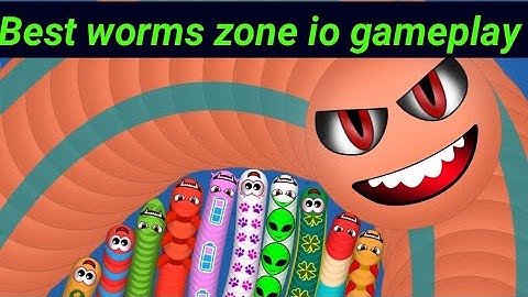worms zone io Rank 1 pro player | worms zone player gameplay | snake game sanp Wala game