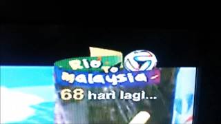 Tv2 Rio To Malaysia Countdown On-Screen Logo Animation Loop April 2014
