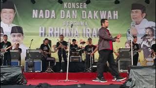 Show Rhoma Irama Istara Cek Sound di Danau Panggang