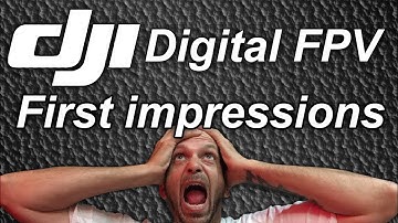 Dji Fpv First Impressions, Current Problems and Flight footage