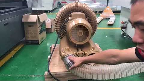 How to install vacuum pump connection from AOL CNC comapny