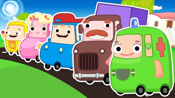 Vamos brincar de médico com os carrinhos! Desenhos animados em português.  Desenho animado infantil 