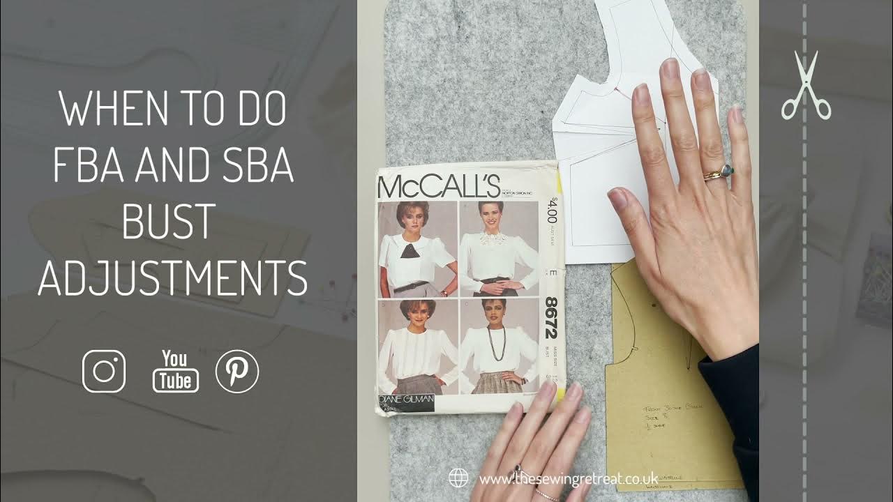 All About the Bust: Small or Full Bust Adjustment (SBA & FBA)? – Everything  Your Mama Made & More!