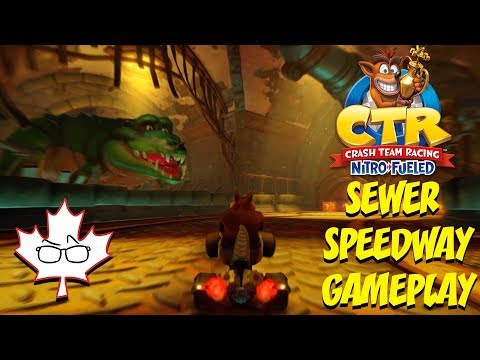 Crash Team Racing: SEWER SPEEDWAY FULL GAME PLAY!!! (HD)