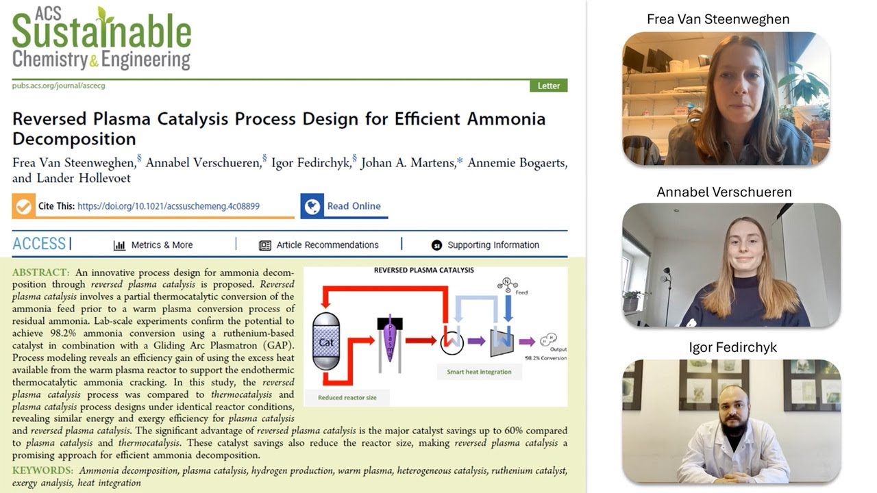 Letters from Emerging Scholars: Reversed Plasma Catalysis Process