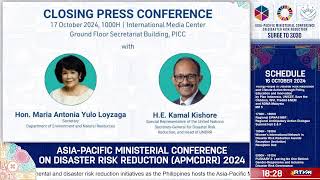 Asia-Pacific Ministerial Conference on Disaster Risk Reduction (APMCDRR) 2024 - Day 2 (16 Oct 2024)