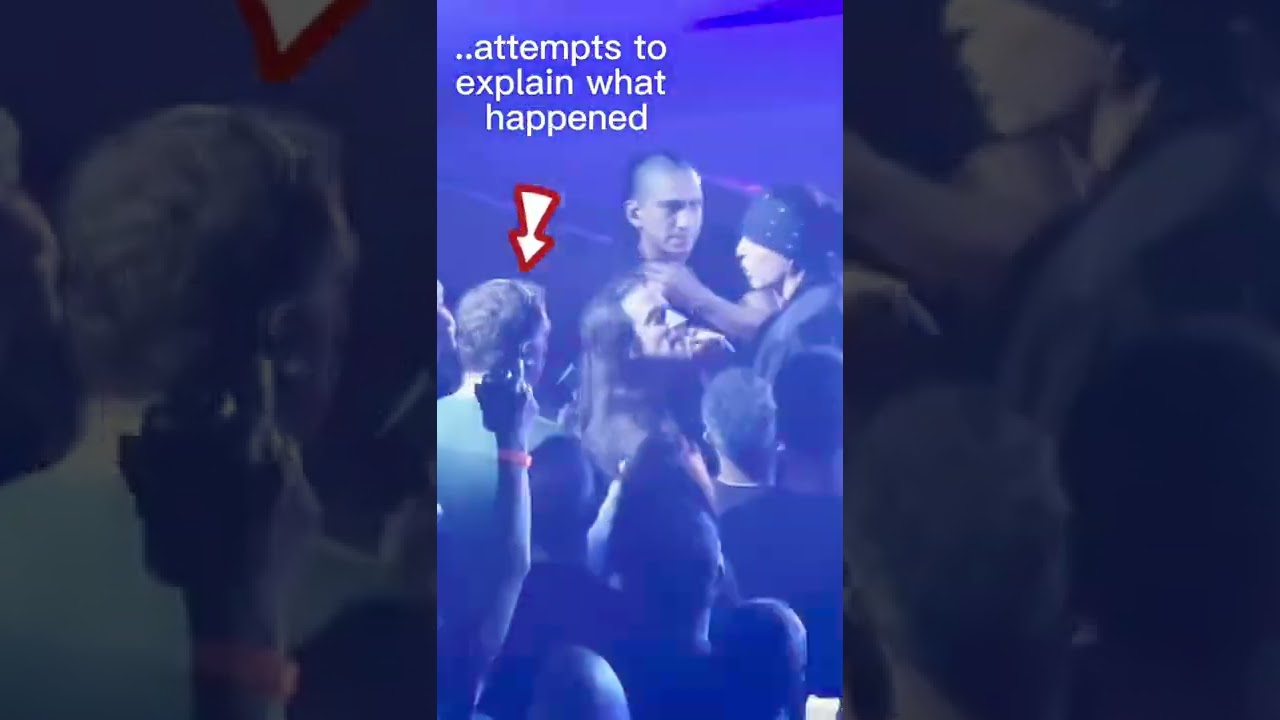 The Cult singer saves fan from chokehold 