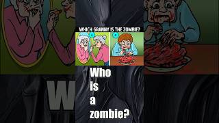 Guess who is zombie?🤔💡#viral #shorts #puzzle  #funny #memes screenshot 3