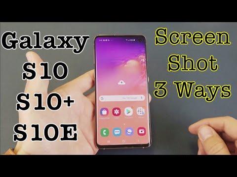 Galaxy S10/S10+/S10E: HOW TO TAKE SCREENSHOT (3 WAYS)
