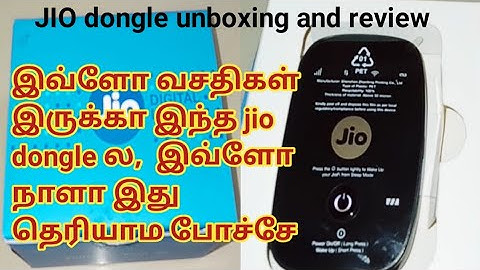 Jio dongle unboxing and review in tamil @Akilacreations     #youtubers#trendingvideos#