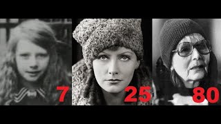 Greta Garbo from 7 to 84 years old