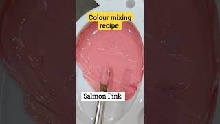 Celebrity How to make Salmon Pink by using primary colours 🎨 #shorts  #satisfying #colourmixing Net Worth