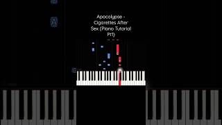Apocalypse - Cigarettes After Sex  #piano #cover
