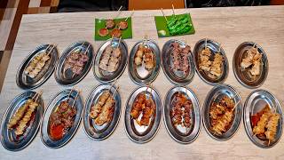 22 Japanese Yakitori Buffet? Unlimited Skewers At A Casual Family Restaurant In Osaka & Nara