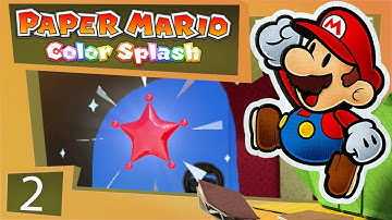PAPER MARIO COLOR SPLASH! Big Red paint Star