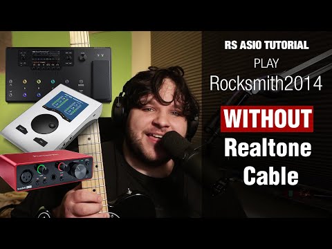 Play Rocksmith 2014 ONLY with an Audio Interface (RS Asio), No Latency, Full Rocksmith Guitar Sound