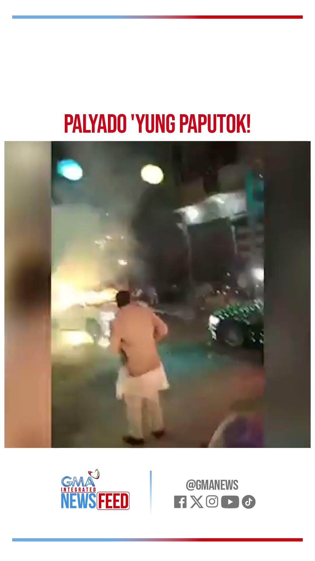 Paputok sa wedding celebration, pumalya!| GMA Integrated Newsfeed