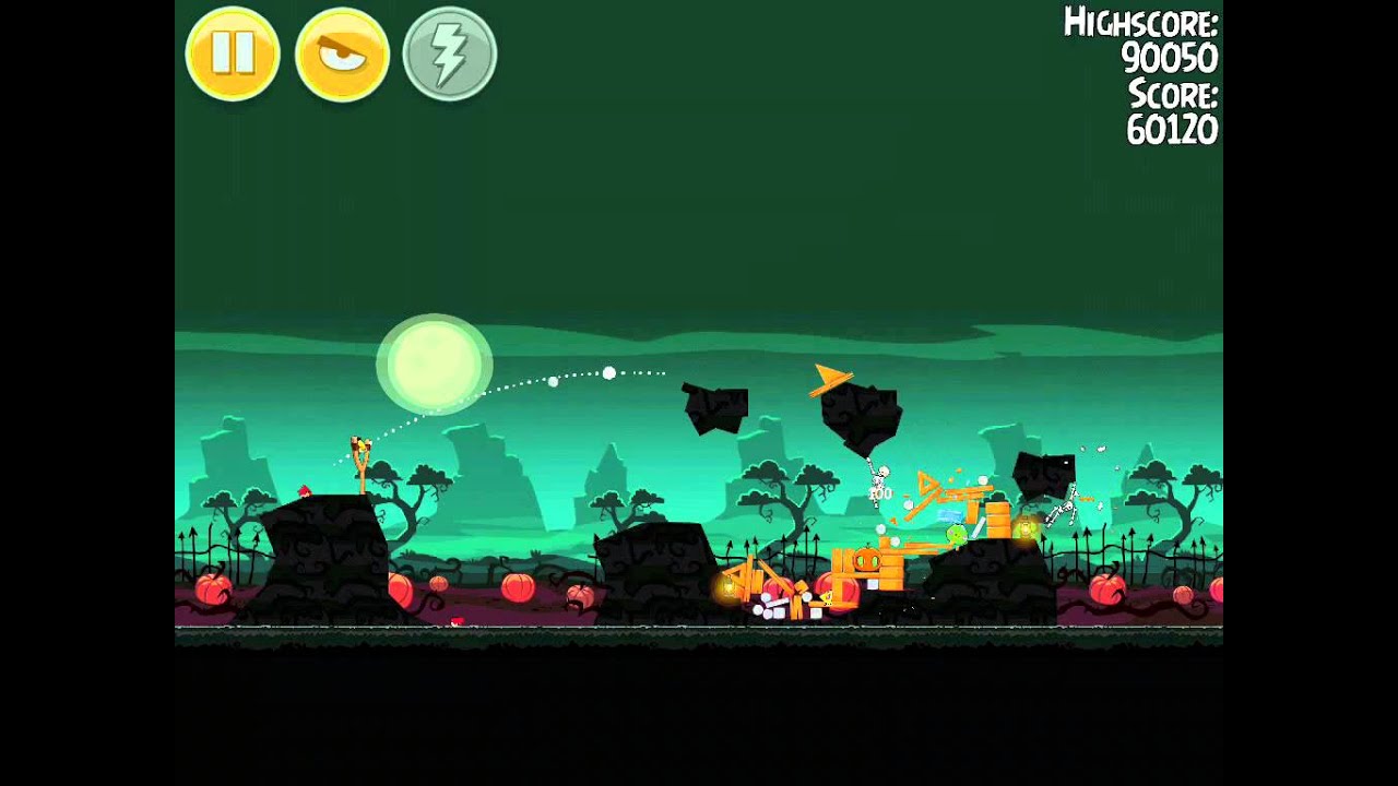 Ham'o'ween 1-15 | Score 93290 | Angry Birds Seasons - YouTube