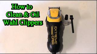 How to Oil & Clean Wahl Clippers