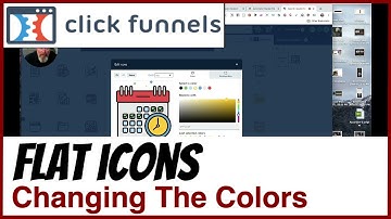 How To Change The Color of Flat Icon To Match The Color Palette of your ClickFunnels Page - CFDS-32