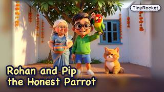 Information Honesty Story for Kids: Rohan and Pip the Honest Parrot | TinyRocket News