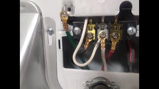 Dryer cord 4 to 3 prong change out - with added ground wire (DIY)