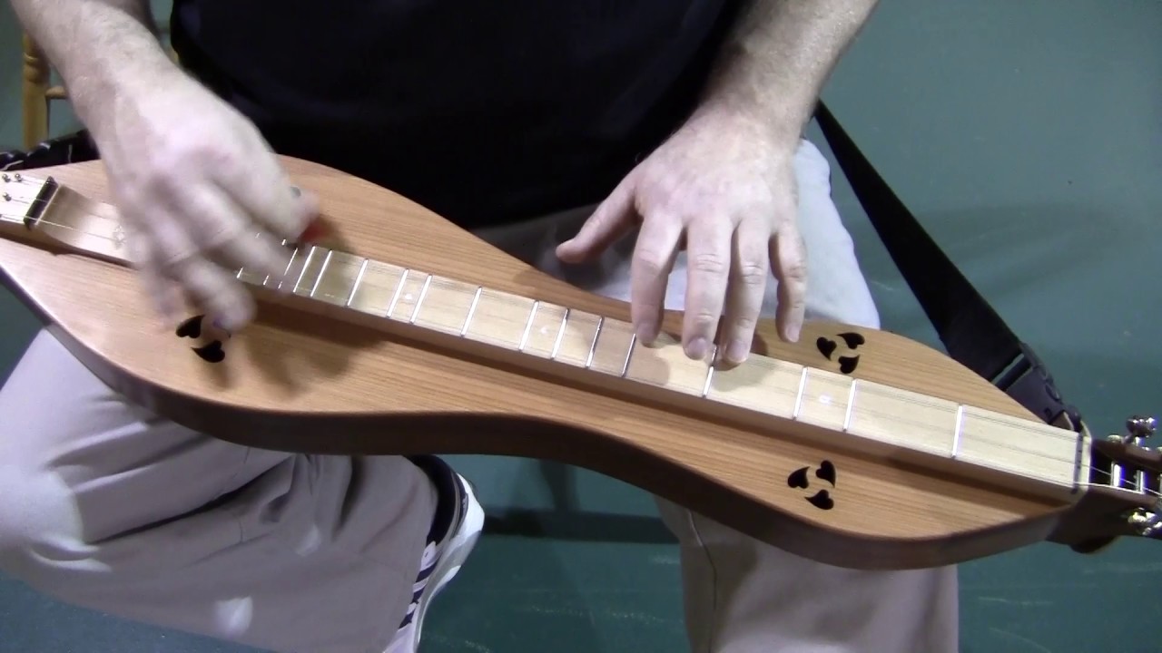 Folkcraft Instruments mountain dulcimer demonstration, serial number 8093062 YouTube
