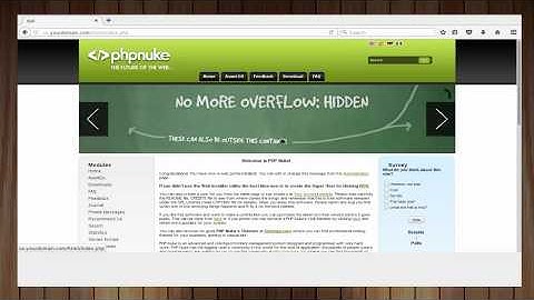 How to install PHP-Nuke on a CentOS 7