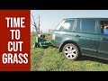 Range Rover L322 - Time to cut grass with a Range Rover L322
