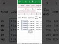 Excel Formulas Every Finance Analyst #shorts #ytshorts #viral #accounting