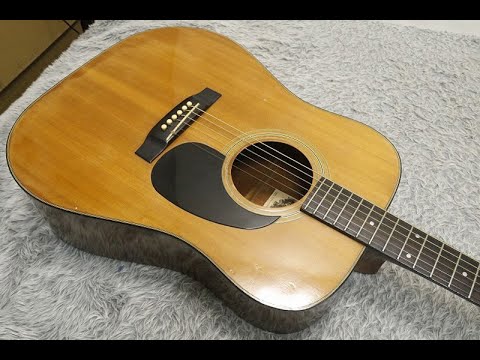 Rare Vintage YAMAKI 1970's madeAcoustic Guitar F-115 Made in