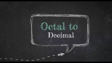Octal to Decimal Malayalam