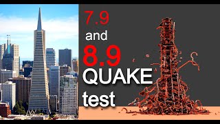 Transamerica Pyramid - QUAKE TEST! (San Francisco)
