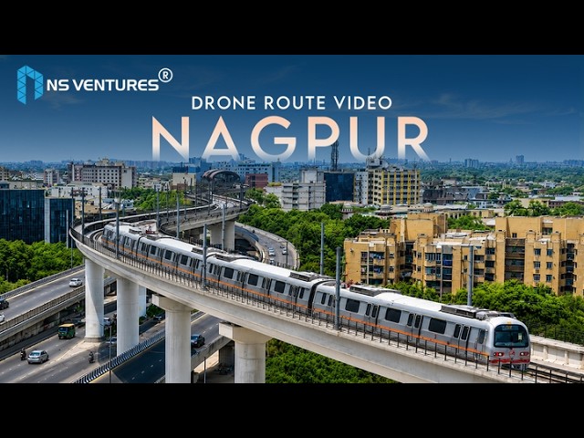 Nagpur Real Estate Drone Route Video | Explore Roads, Landmarks & Connectivity | NS Ventures