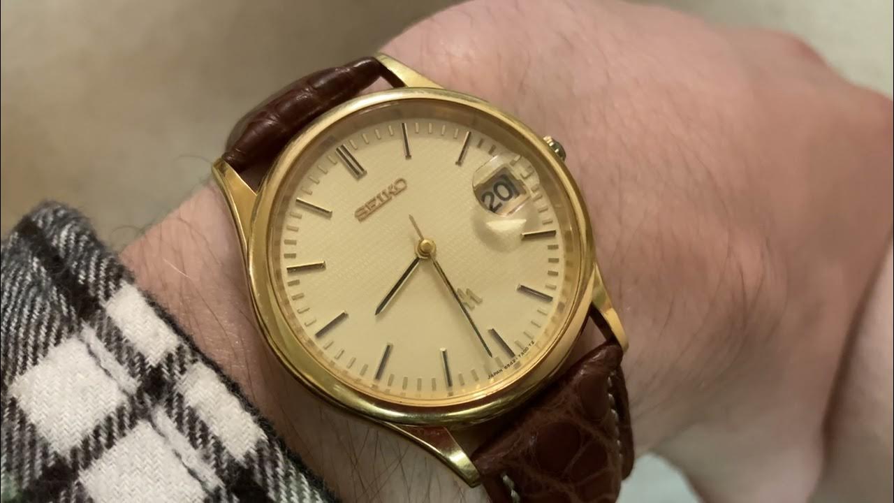 1990 Seiko Majesta 5S42-7A00 - Completely smooth seconds hand - YouTube