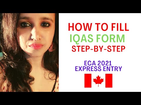 How to Apply for ECA from IQAS in 2021 | IQAS for ECA | Step by Step Form Filling | All doubts clear