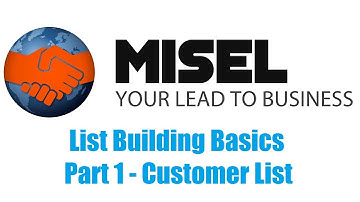 List Building Basics Part 1 - Customer List