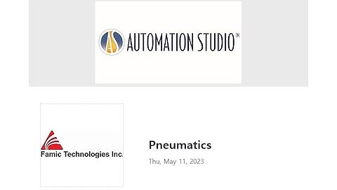 Automation Studio™ - Pneumatics Simulator