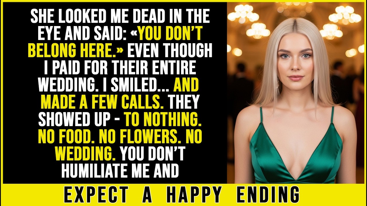 At My Brother's Wedding, His Bride Told Me to Leave — I Canceled All Payments