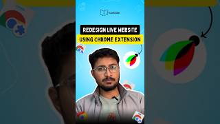 Redesign Live website using this Chrome extension! 💻 #shorts #design #trending #chromeextensions