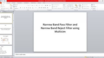 Narrow band pass and band rejection filter