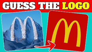 Guess the Hidden LOGO by ILLUSION ✅🍟🍔 Easy, Medium, Hard levels| Logo Quiz | Squint Your Eyes